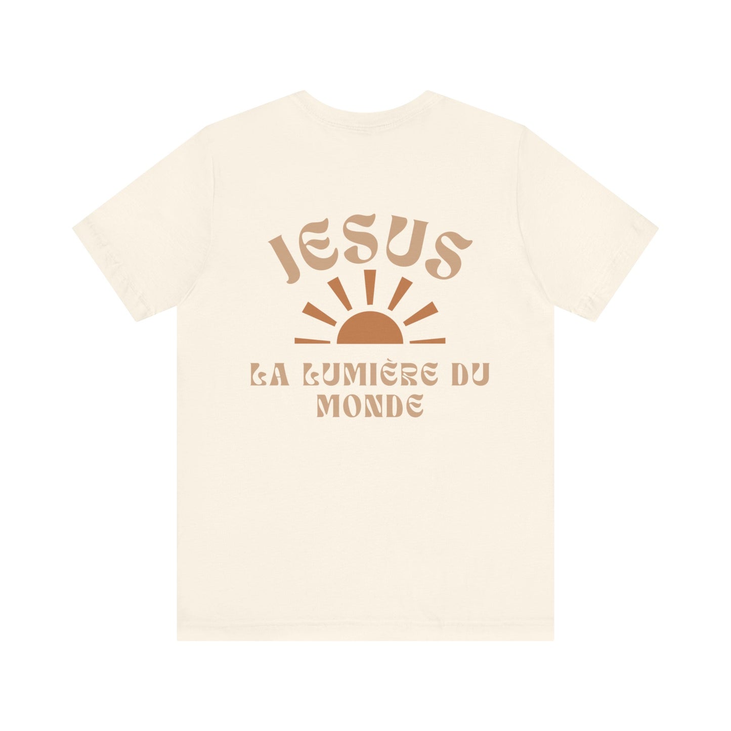 T-shirt " Jesus la lumière du monde"