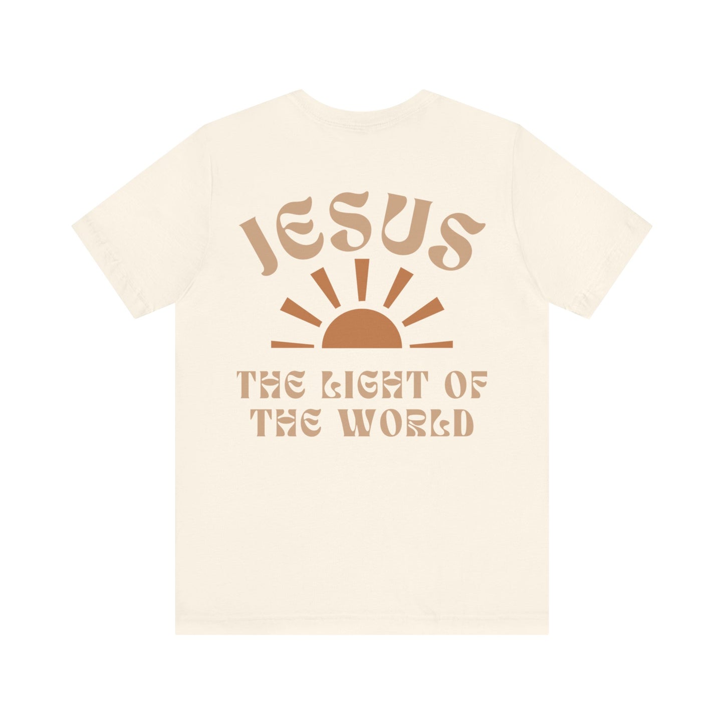 T-shirt " Jesus la lumière du monde"