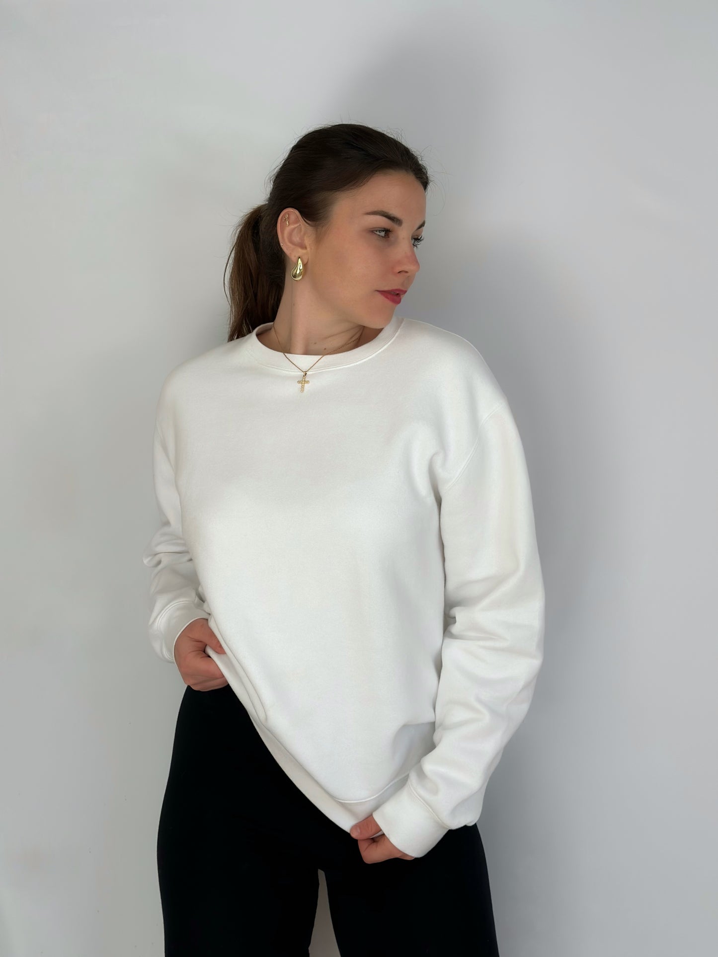 Round Neck Sweatshirt - Christian Encouragement 