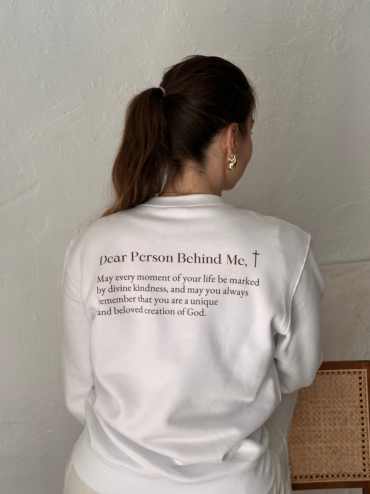 Round Neck Sweatshirt - Christian Encouragement 