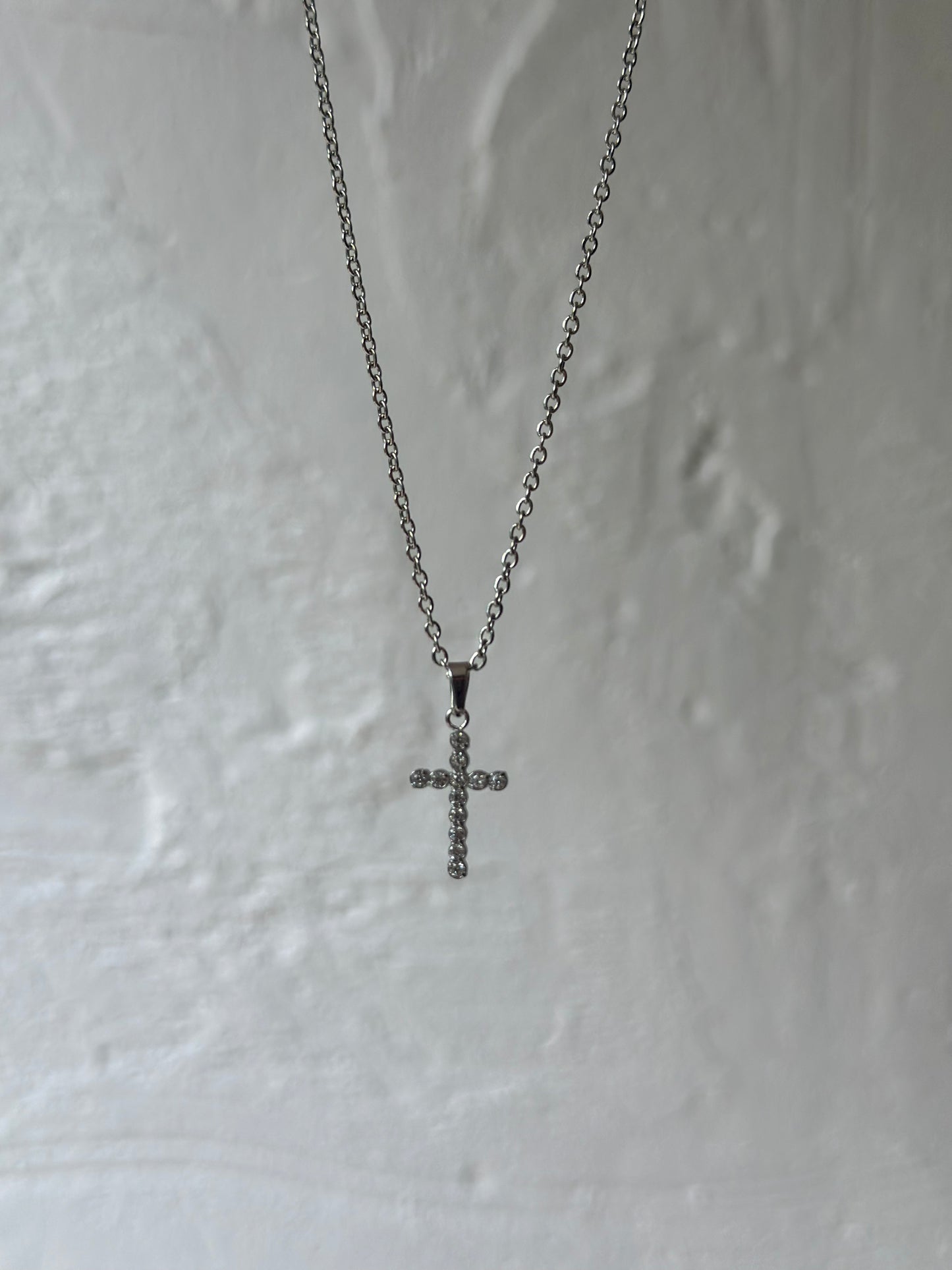 Floral Cross Necklace 