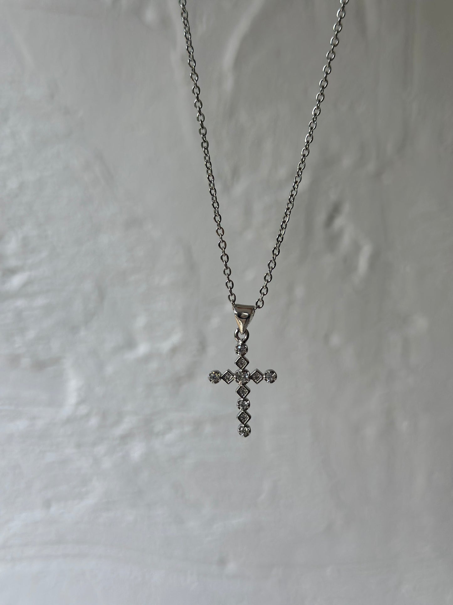 Cross Necklace - Silver