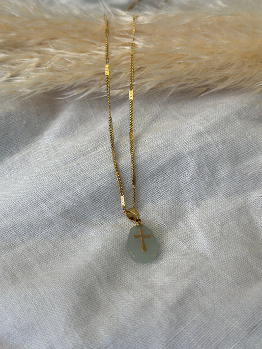 Collier Chaîne en Aventurine